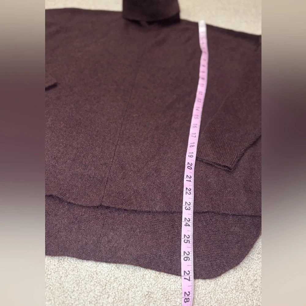 Universal Standard Dark Brown Turtleneck Sweater size 4XS (00-0) - Picture 5 of 9